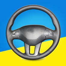 Capa para volante de autos, capa em couro, para kia sportage 3 2005-2012 2024 - compre barato
