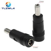 10PCS Connector For Dc Power Adapter Connector Plug Conversion Head Jack Female Socket 5.5*2.1mm Turn To Male 5.5*2.5mm 2024 - buy cheap