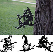 Fairy Tale Tree Branch Cartoon Themed Steel Statue Art Silhouette Decoration for Home Garden Yard Art silhouette 2024 - buy cheap