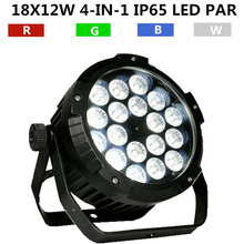 18X12W waterproof led Par Light, IP65 RGBW LED PAR DMX   LED wash light professional stage DJ equipment disco light 2024 - buy cheap