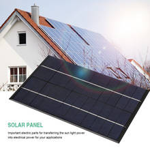 Уличная панель солнечных батарей 4,2 Вт 12 В, панель солнечных батарей из полисиликона, DIY модуль питания, зарядное устройство, быстрое зарядное устройство, генератор поликремния для путешествий 2024 - купить недорого