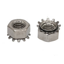 M3 M4 M5 M6 M8 201 304 Stainless Steel 201ss 304ss External Tooth Hex Hexagon Gear K Lock Kep K Type Nut 2024 - buy cheap