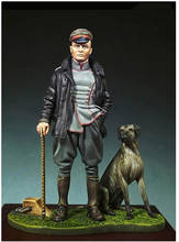 1/32 54MM ancient Red Baron & dog (WITH BASE )  Resin figure Model kits Miniature gk Unassembly Unpainted 2024 - buy cheap