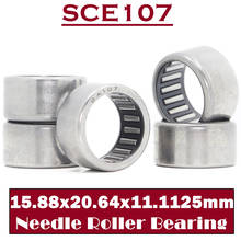 SCE107 Bearing 15.88*20.64*11.1125 mm ( 5 PCS ) Drawn Cup needle Roller Bearings B107 BA107Z SCE 107 Bearing 2024 - buy cheap