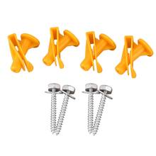 4Pcs Car Underbody Underride Protection Screw Bracket Replacement A0019913970 for Smart 450 MC01 2024 - buy cheap