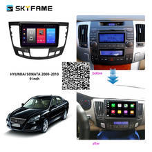 SKYFAME-Radio estéreo con GPS para coche, reproductor de DVD con sistema Multimedia Android, 4 + 64G, para Hyundai Sonata 7, años 2009 a 2014 2024 - compra barato