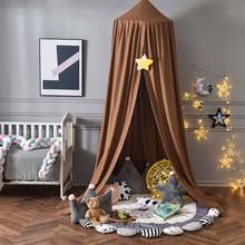 Baby Canopy Mosquito Children Room Decoration Crib Netting Baby Tent Viscose fiber Baby Mosquito Net Photography Props 2024 - buy cheap