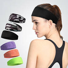 Sport Headband Running Fitness Sweatband Elastic Absorbent Sweat Cycling Jog Tennis Yoga Gym Head Band Hair Bandage Men Women 2024 - compra barato