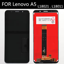 Pantalla LCD de 5,45 pulgadas para Lenovo A5, L18021, L18081, L18011, montaje de digitalizador con pantalla táctil 2024 - compra barato