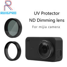 УФ фильтр ND нейтральной плотности Filtors Защитная крышка объектива для Mijia Xiaomi Mini MI Jia 4K Аксессуары для спортивной камеры 2024 - купить недорого