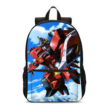 Backpack Boys Girls Cartoon Anime Mobile Suit Gundam 3D Printing School Bag Kids Bookbag Laptop Travel Backbag Mochila Escolar 2024 - buy cheap