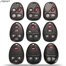 Jingyuqin 10pcs Remote Car Key Case Shell For Buick Hummer H3 GMC For Chevrolet Colorado Isuzu 3 4 5 Buttons Blank Cover No Chip 2024 - buy cheap
