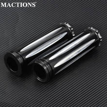 Motorcycle 1''25mm Electronic Hand Grips CNC Handle Bar For Harley Touring Electra Glide Road King Glide CVO Breakout FLHX 2024 - buy cheap