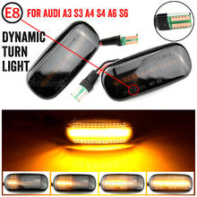 2 pieces Led Dynamic Side Marker Turn Signal Light Sequential Blinker Light For Audi A3 S3 8P A4 S4 RS4 B6 B7 B8 A6 S6 RS6 C5 C7 2024 - buy cheap