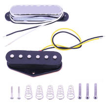 Tele Bridge-Juego de pastillas para guitarra eléctrica, accesorios para piezas de guitarra, bobina única, imán Alnico V, TL 2024 - compra barato