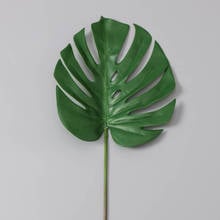 Simulation Turtle Leaf Plastic Artificial Green Plants For Home Garden decoration Wedding Flower wall Background Fake Leaves 2024 - buy cheap