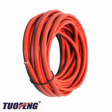 16 AWG Silicone Electrical Wire 2 Conductor Parallel Wire line Soft and Flexible 1.3mm² Oxygen Free Strands Tinned Copper Wire 2024 - buy cheap