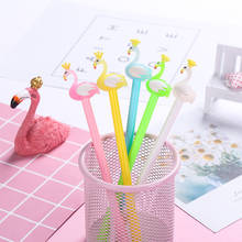 24 Pcs Creative Crown Swan Gel Pen Student Writing Exam Black Pen Wholesale Kawaii School Supplies 2024 - buy cheap