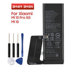 BM4N BM4M Сменный аккумулятор для Xiaomi Mi 10 5G Xiaomi Mi 10 Pro 5G Xiaomi 10Pro телефонные аккумуляторы 2024 - купить недорого