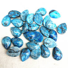 12pcs nature blue stone dropwater shape 10x14mm 13x18mm 18x25mm top beads accessories diy jewelry parts good for your selling ni 2024 - buy cheap