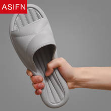 ASIFN Home Men Bath Slippers Summer Bathroom House Indoor Slides Soft Soles Non-slip Men's Shoes Pantoufle Men's Shoes 2024 - buy cheap