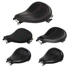 Motorcycle Solo Rider Seat w/ Spring Mounting Bracket For Harley Sportster XL 883 1200 Bobber Chopper Custom 2004-2006 2010-2021 2024 - buy cheap