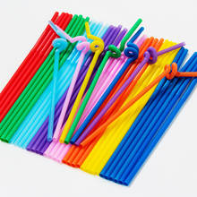 100Pcs Extra Long Flexible Plastic Drinking Straws Party Bar Drinking Supplies 2024 - buy cheap