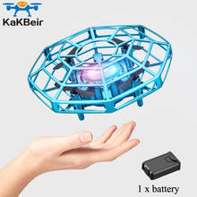 Kakbeir mini drone ufo brinquedos controle de detecção infravermelho mão voando aeronaves quadcopter infraed rc helicóptero brinquedo do miúdo 2024 - compre barato