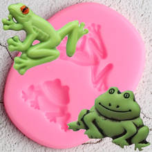 Frog Silicone Mold Sugar Craft Wedding Cupcake Topper Fondant Cake Decorating Tools Candy Clay Chocolate Gumpaste Molds 2024 - buy cheap