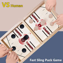 Table Hockey Game Foosball Winner Games Catapult Chess Parent-child Interactive Toy Fast Sling Puck Board Game Toys for Children 2024 - buy cheap