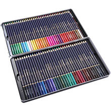 Conjunto de lápis de aquarela macia, 12/24/36/48/72 premium, lápis de cor solúvel em água, profissional, suprimentos de arte 2024 - compre barato