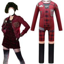 Carnival cosplay zombie high school 2 Addison and Zed girls red bodysuit Halloween performance costume clothes 2024 - buy cheap