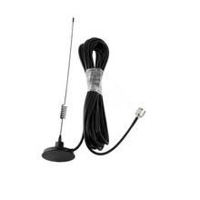 Antena automotiva amplificadora de sinal, com ventosa n sma f macho de 10m, para amplificador de sinal 2g 3g 4g, cdma gsm wcdma 2024 - compre barato