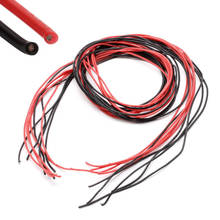 New 22AWG Gauge Wire Silicone Flexible Stranded V# Copper Cables 5m For RC Black Red 2024 - buy cheap