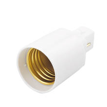 G24-E27 Retardador PBT Soquete Base de Parafuso Lâmpada LED Luz de Halogéneo Lâmpada Adaptador Conversor 2 Pin Atacado