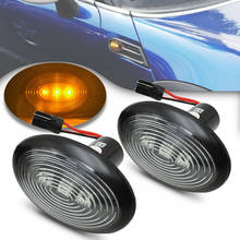 Lente negra ahumada, luces LED laterales frontales ámbar para MINI Cooper MKII 2006-2014 2ª generación R55 R56 R57 R58 R59 2024 - compra barato