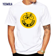 YESMOLA-Camiseta con sonrisa para hombre y mujer, camisa informal de algodón Unisex, de manga corta, Harajuku, deportiva, de verano 2024 - compra barato
