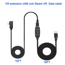 USB Headset Cable for Oculus Quest Link Steam VR Glasses Accessories 8M/26FT Type A to C USB Data Cable Extension Line 2024 - buy cheap