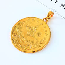 3 Size Gold Color Muslim Islamic Allah Middle East Turkey Oman Arab Necklace pendant 2024 - buy cheap