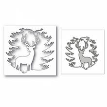 New Christmas Forest Reindeer 2020 Metal Cutting Dies for DIY Scrapbooking Decorative and Card Making Embossing Craft No Stamps 2024 - buy cheap