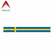 Aliauto Cover Scratches Car Sticker Motorcycle Racing Sweden Flag Decal Reflective Accessories for Nissan Qashqai,15cm*2cm 2024 - buy cheap