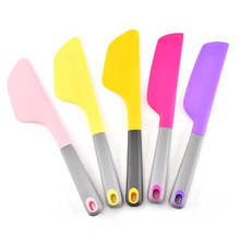 Large Color Safety Silicone Scraper Kitchen Baking Butter Wiper Cream Cake Blade High Temperature Baking Tools 2024 - buy cheap