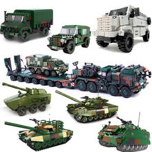 New Xingbao Military Series Elefant Tractor Truck T92 Tank Transport Armored Vehicle KPA3 Truck Building Blocks Bricks WW2 Toys 2024 - buy cheap