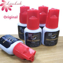 Free Shipping Original Korea IB Ibeauty Ultra Bonding Glue 5 Bottles/lot Fast Drying Eyelash Extensions Glue Red Cap 5ml 2024 - buy cheap