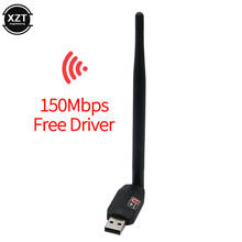 Adaptador Wifi USB, controlador gratuito, 150Mbps, antena 2,4G, tarjeta de red Ethernet, PC, Dongle Lan, receptor Wifi AC 2024 - compra barato