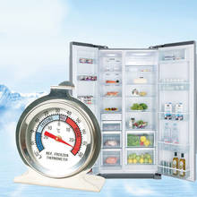 Термометр для холодильника с морозильной камерой, бытовой измеритель температуры из нержавеющей стали с набором от-20 до 20 °C 2024 - купить недорого