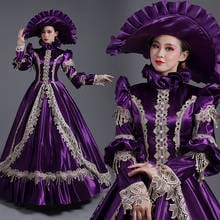 Woman Medieval Victorian Noble Dress Halloween Cosplay Renaissance Middle Age Party Vintage Palace Princess Bandage Vestido 2024 - buy cheap