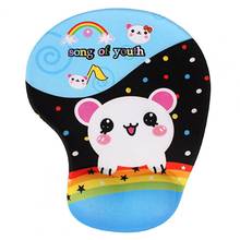 Mouse Pad Cute Cartoon Silicone 3D Wrist Rest Mice Mat for Office 2024 - buy cheap