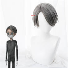 Game Identity V Cosplay Wig Embalmer Aesop Carl Role Play Wigs Synthetic Hair Halloween Party Performance Costume Wig+Wig Cap 2024 - buy cheap