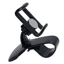 1 Pcs Black Cell Phone GPS Car Dashboard Mount Phone Holder Stand Clip On Cradle Phone Bracket For 4-6'' 360-degree Rotating 2024 - buy cheap